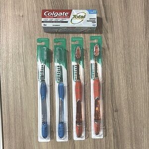 NEW Colgate Total Toothpaste and GUM Toothbrush Set